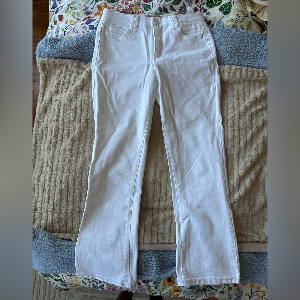 Democracy Straight White Jeans
